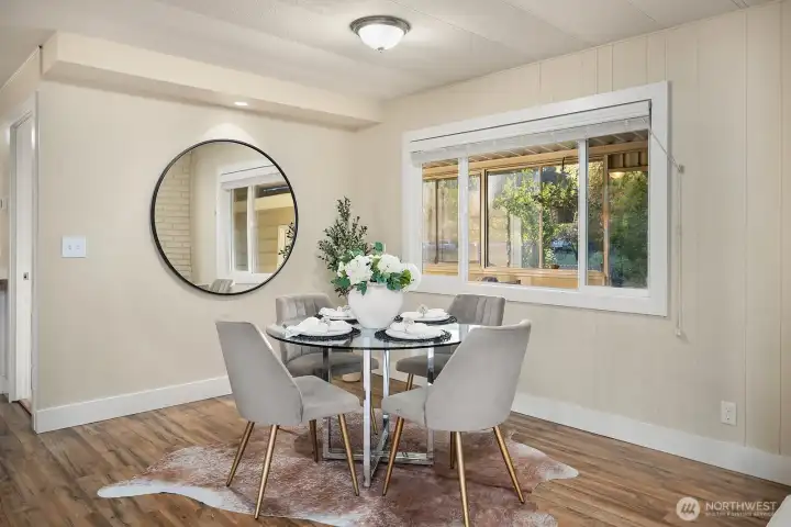 Dining room area