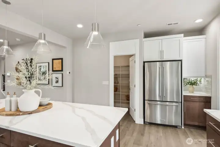 Residence 3 features the ever-popular walk in pantry!