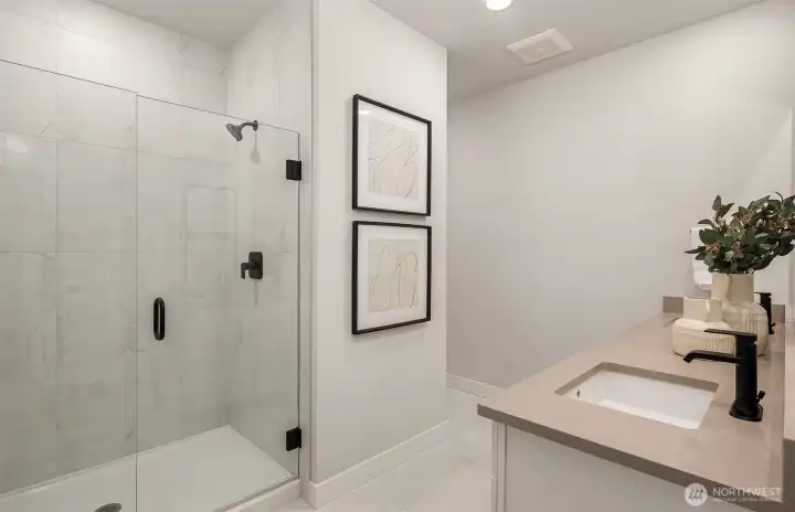 Picture represents model of floorplan, but not actual home.