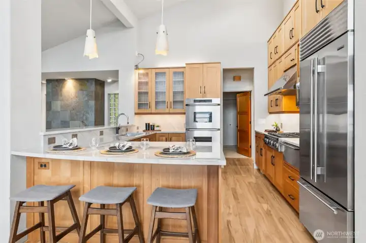 Gorgeous design with all the conveniences you'd expect in a incredible home like this.