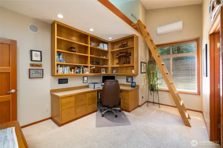 Primary Suite #1.  Each suite features its own individual office, a sitting area, a walk-in closet, and stylish private en suite.