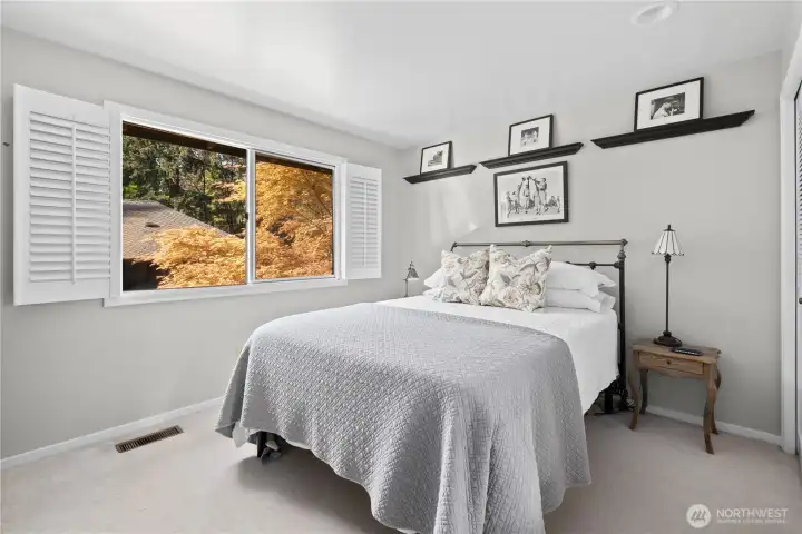 Bedroom #2 with lots of natural light.