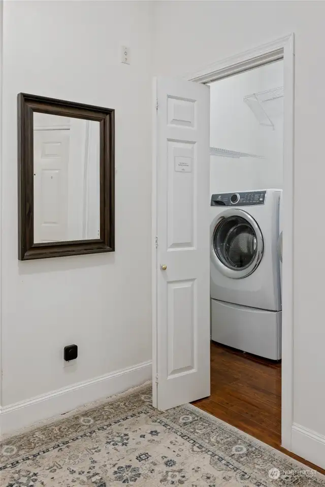 Washer and Dryer are on the main floor.