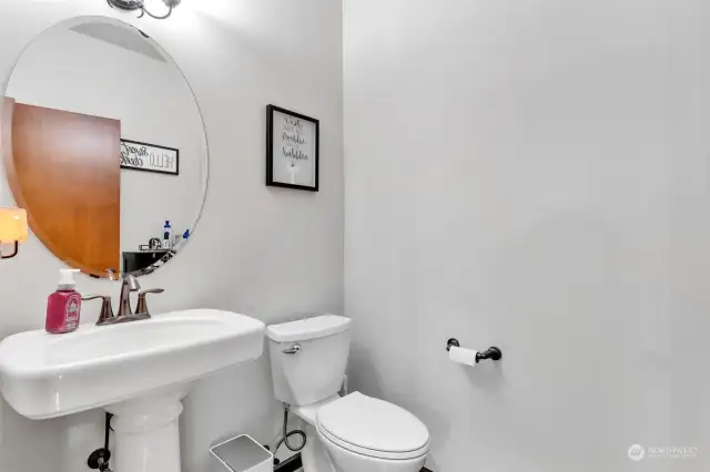 Main floor powder room