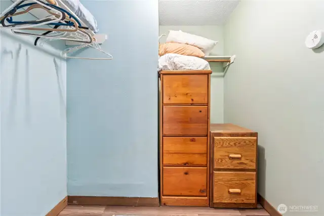 Primary closet