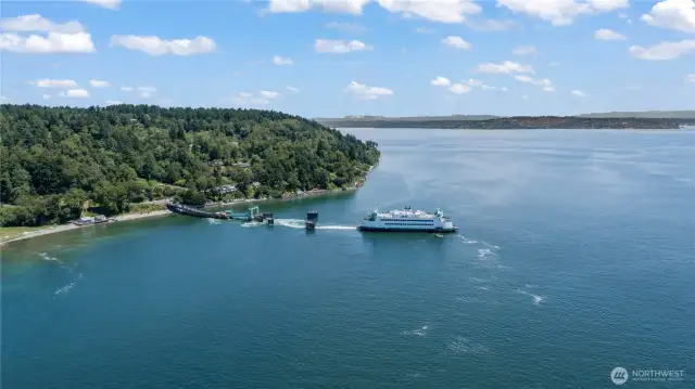 Ferry 5min away