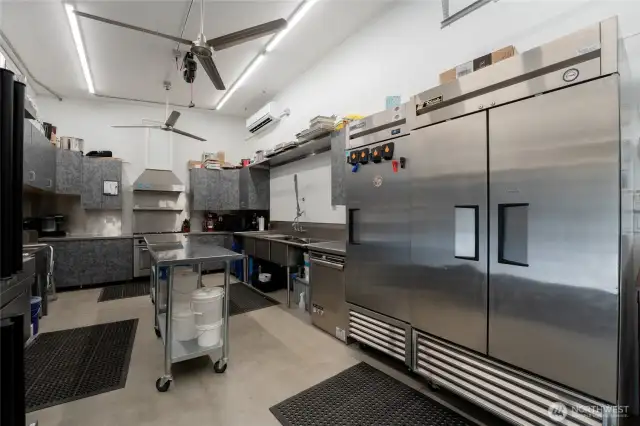 State-of-the-art commercial kitchen.