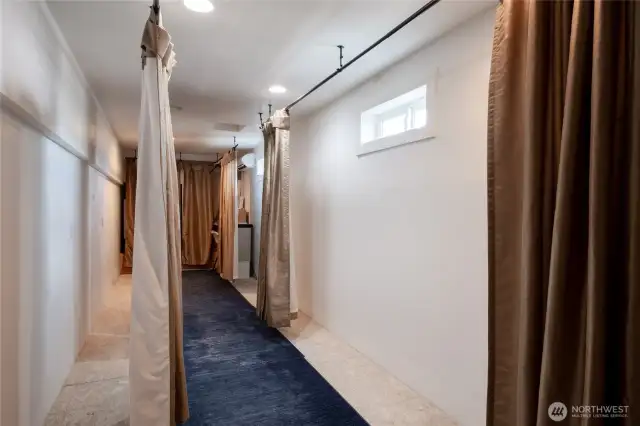 Loft area in shop.