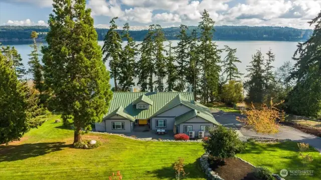 Exquisite 3.4 acre waterfront property on Holmes Harbor!