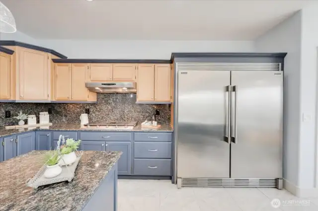 Double wide fridge & freezer!