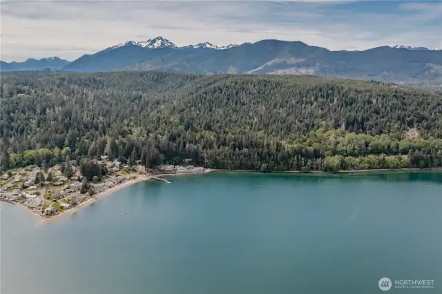 69 Acres of endless potential overlooking Hood Canal and Ayock Beach!