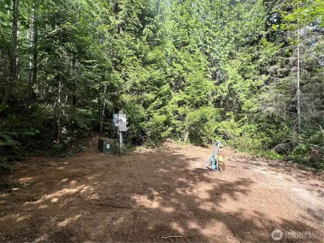 DOT Well/electrical located on Lot 8 - just off the main easement road
