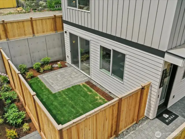 Stand alone home with a private yard!