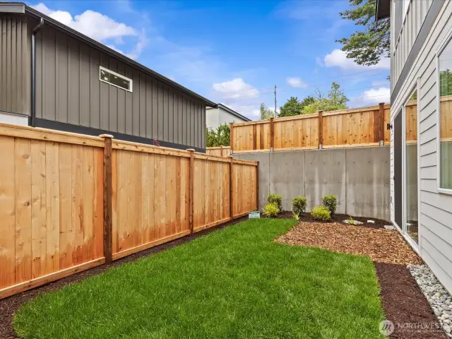 Great private fenced yard. Presale: some construction/landscape items still to be completed