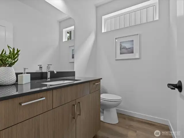 Ground floor powder room