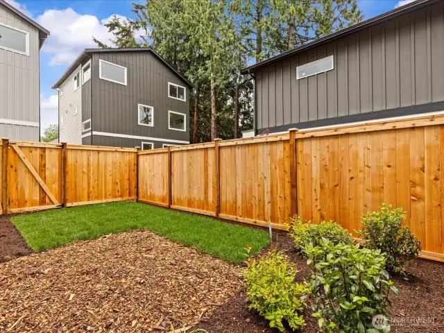 Great private fenced yard. Presale: some construction/landscape items still to be completed