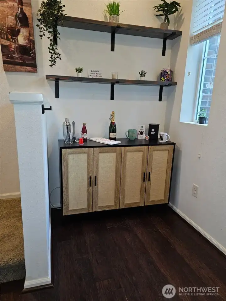 This area could also be made into a huge pantry. Plenty of options!!