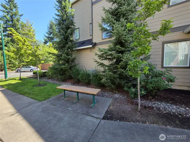 Enjoy Several Bench areas located throughout the development.