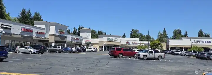 This Shopping Center is located across the street from the Condo/Safeway, less than a block away.