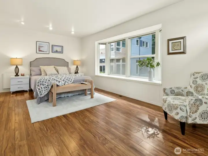 22x12 Main Bedroom Suite - including Sitting room, bathroom and Walk-in Closet. This completes a full bedroom suite experience.