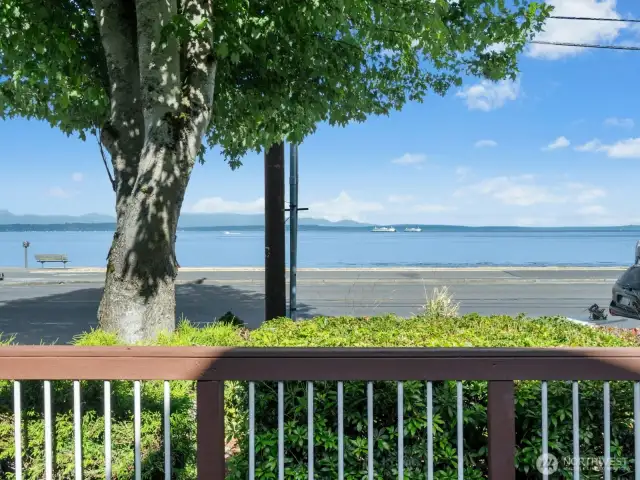Views from the 1F Deck in front of the home.