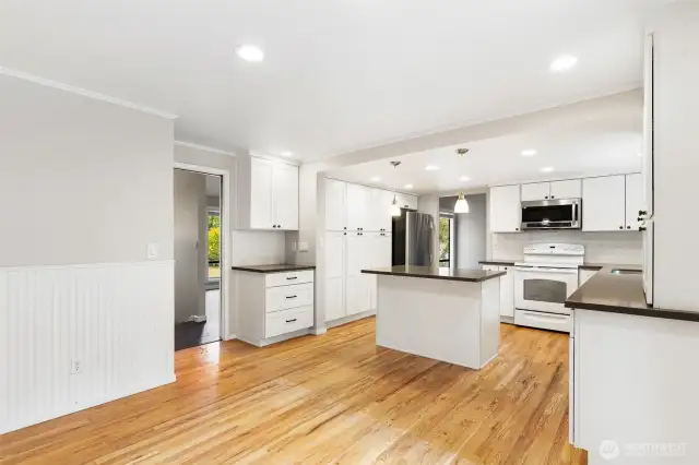 Upper main kitchen