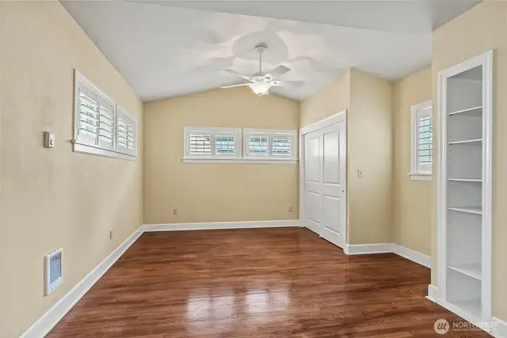 Large primary bedroom on main level.