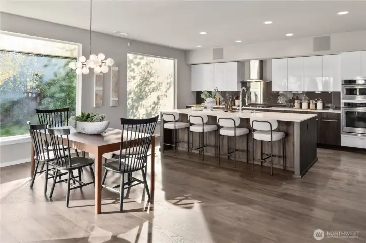 Beautiful gourmet kitchen