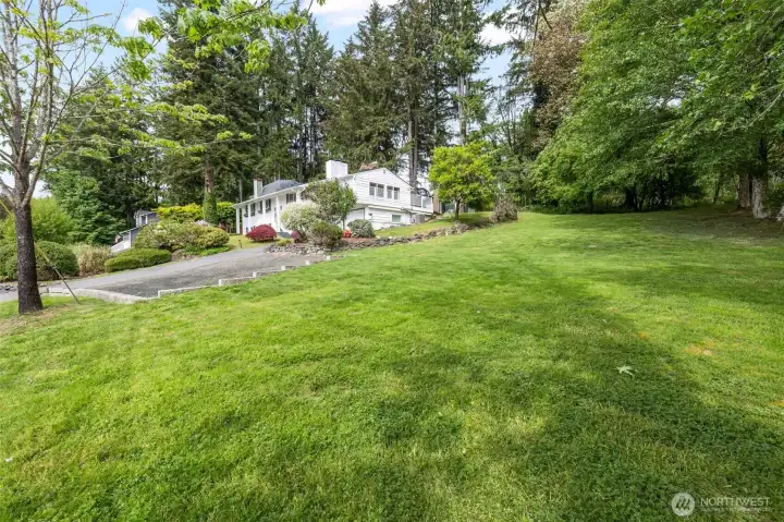 Expansive yard. Property is a total of 4 parcels.