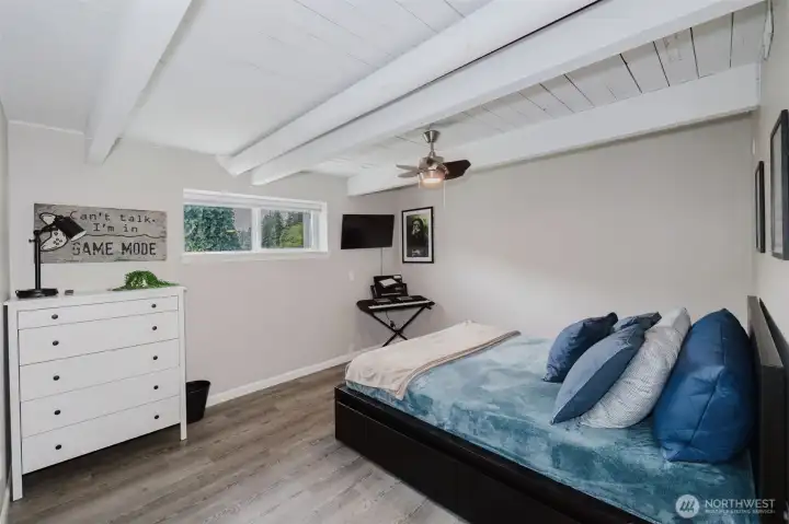 Downstairs large room.