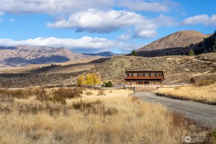 All of the ranch buildings were designed by award-winning Johnston Architects, including the contemporary barn.