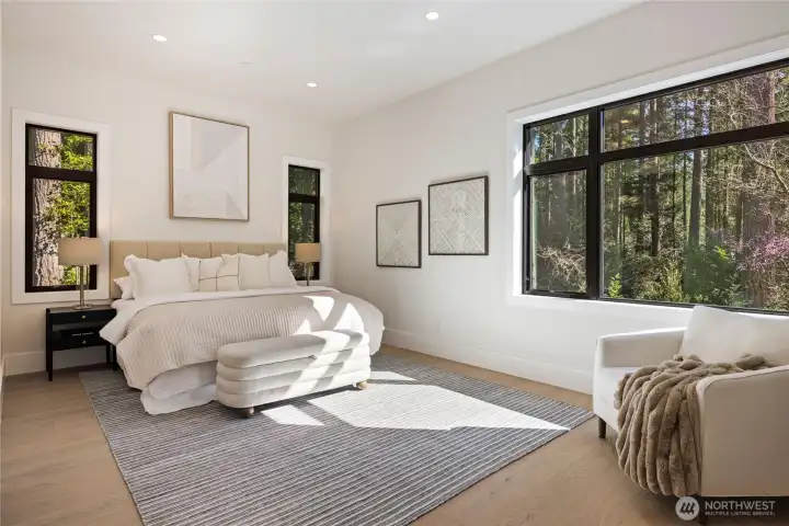 Main floor primary bedroom