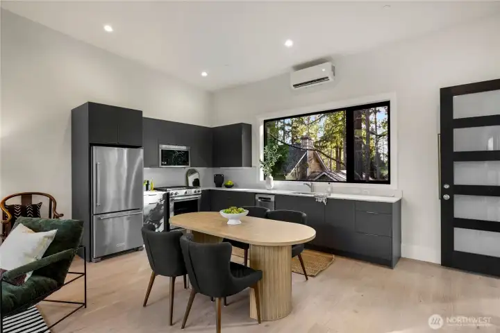 studio kitchen and dining