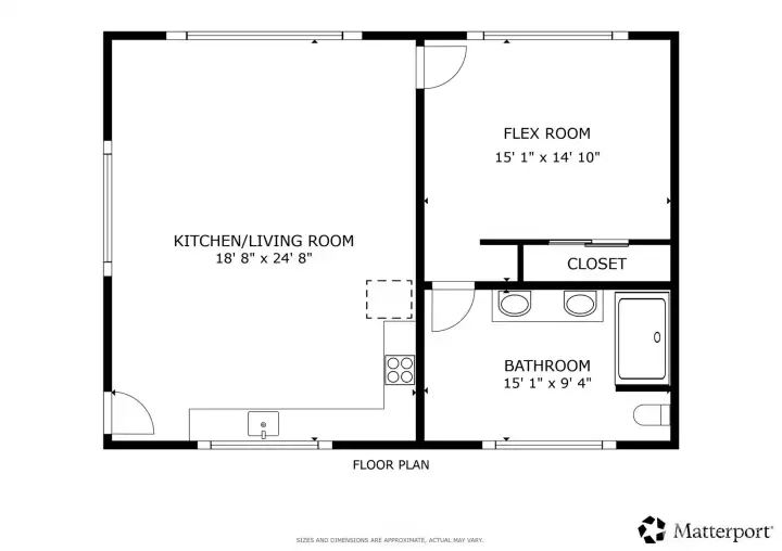 Separate Office suite/Guest quarters with 2nd kitchen