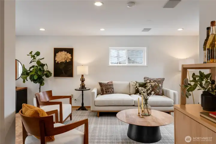 the DADU has a kitchen and a 3/4 bathrom, with dedicated laundry. How will you use this amazing space?