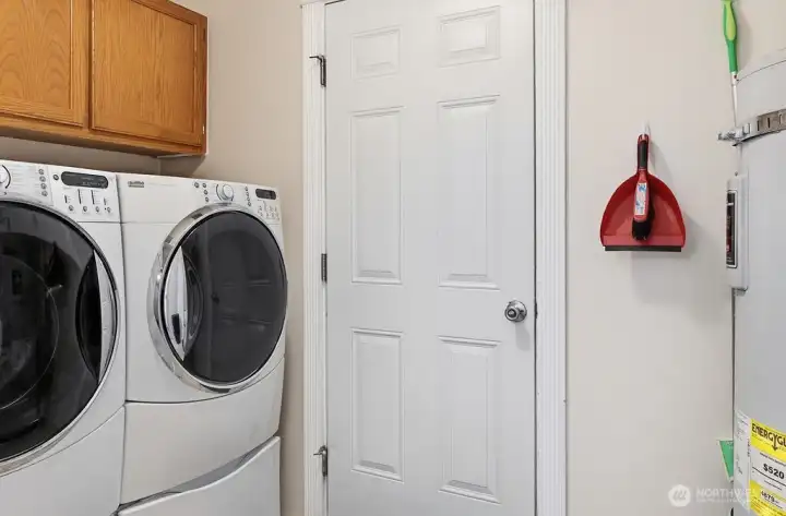 The laundry room.