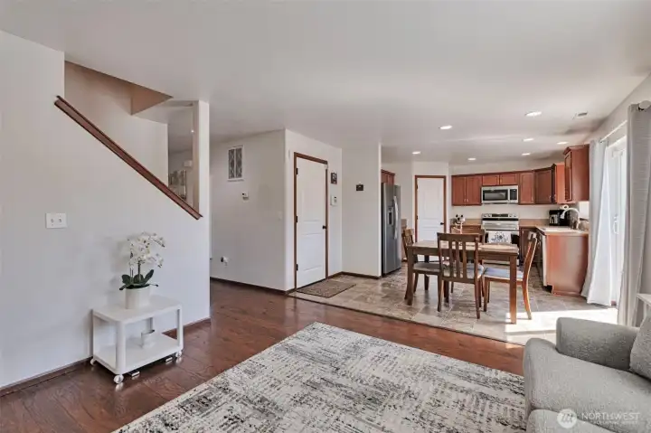 Kitchen with dining area