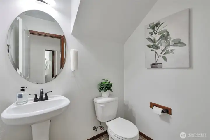 Half bathroom main floor