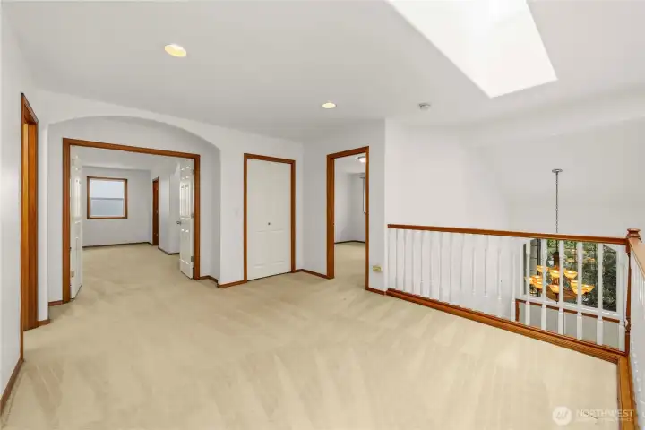 Loft with Skylights
