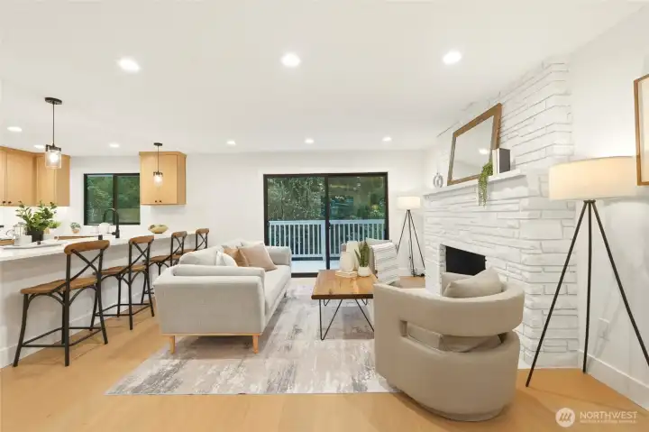 Open main-level living spaces flow beautifully with bright natural light and modern finishes.