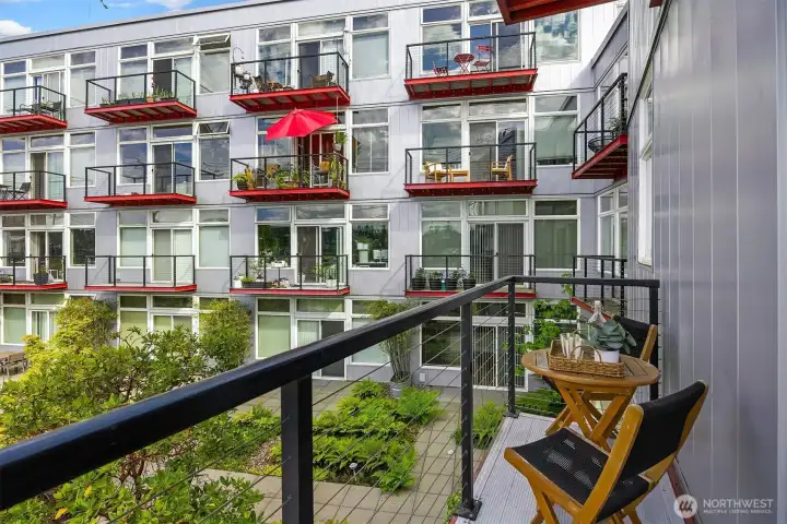 Deck off the living room