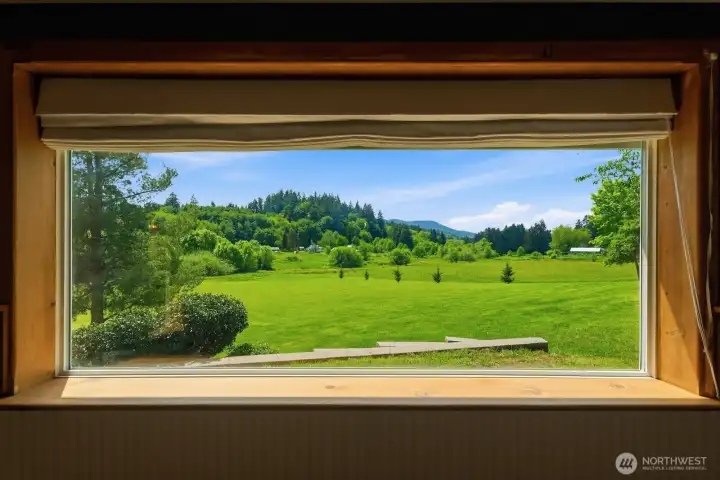And check out the view...and you're still inside!