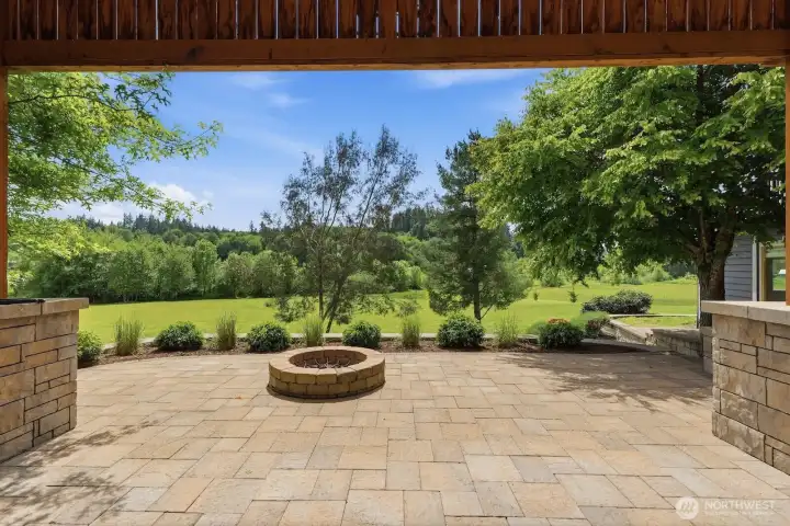 ...with built in firepit!