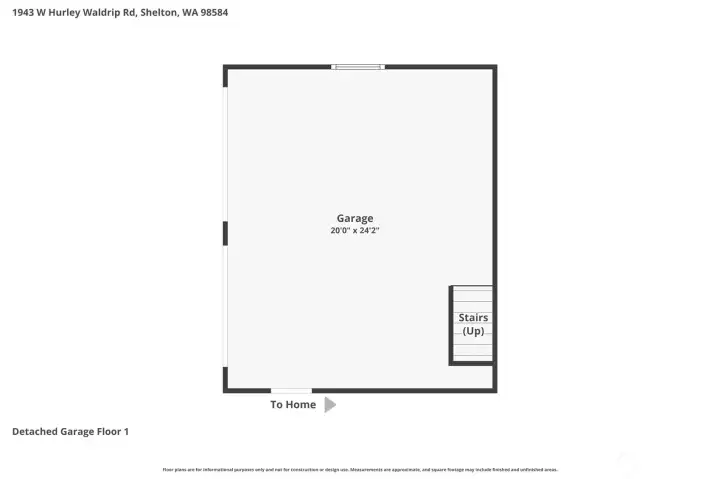 Garage main floor