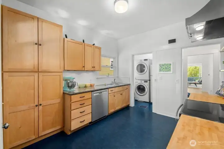 Laundry is conveniently located on the main floor