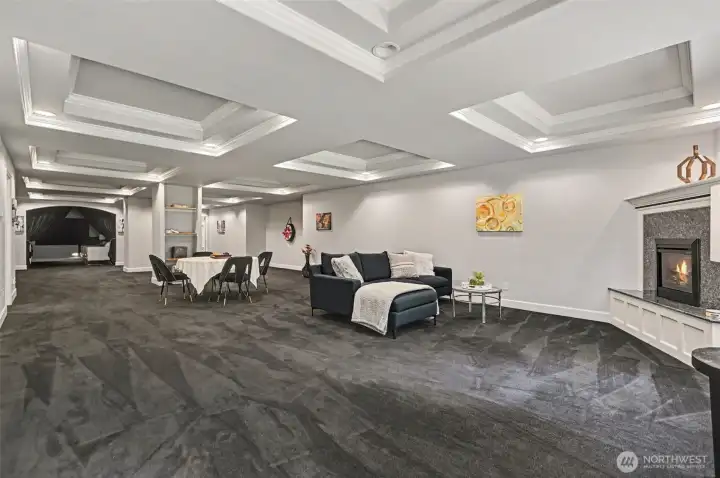 Massive lower level with home theater and 4th bedroom Massive lower level with home theater and 4th bedroom