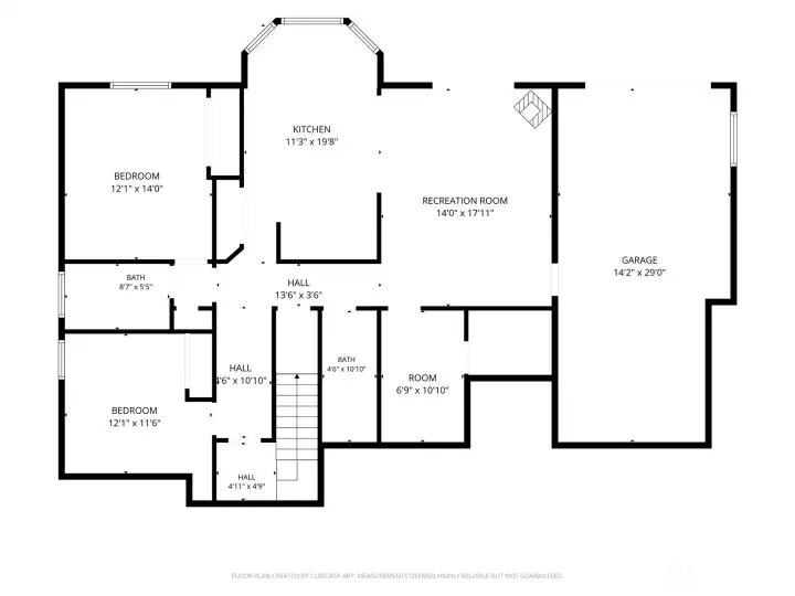 Lower level (ADU) Floor Plan Lower level (ADU) Floor Plan