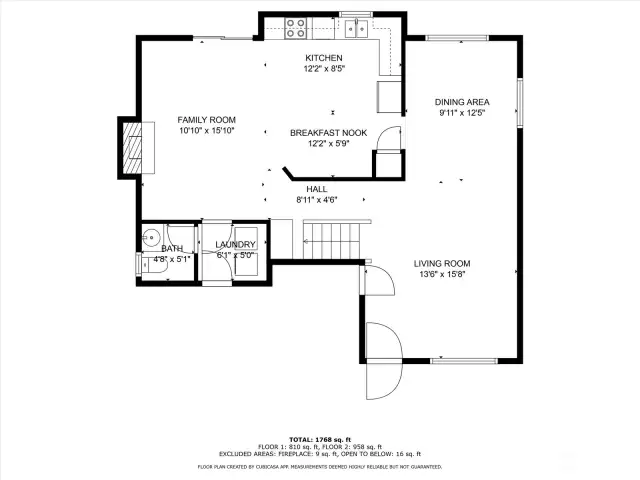 Main floor layout