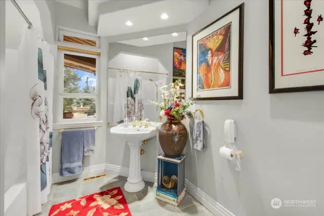 Full-Bath across from 3rd Bedroom.