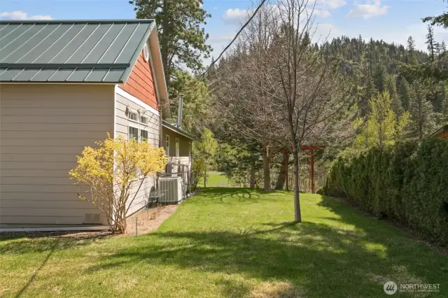 Side yard.